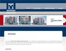 Tablet Screenshot of marhaba-immobiliere.com